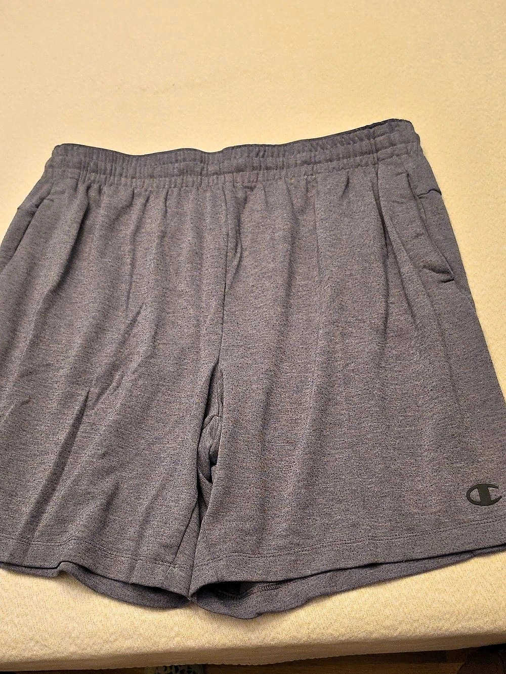 Champion Men's Jersey Shorts Gray Athletic Shorts XL